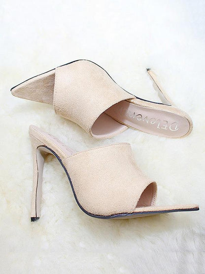 Peep Toe 5 Colors Sandal High Heels