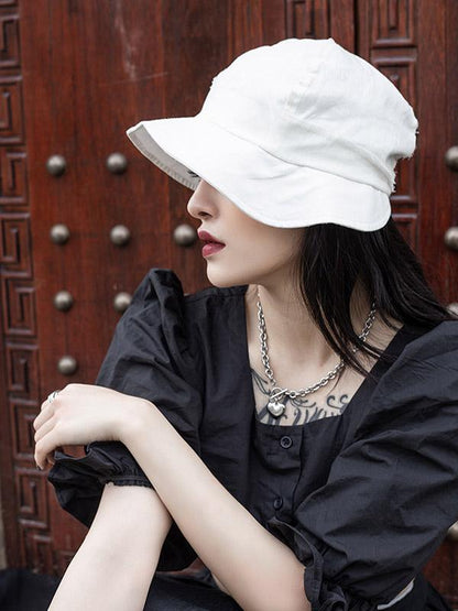 Summer Fringed Solid Bucket Hat