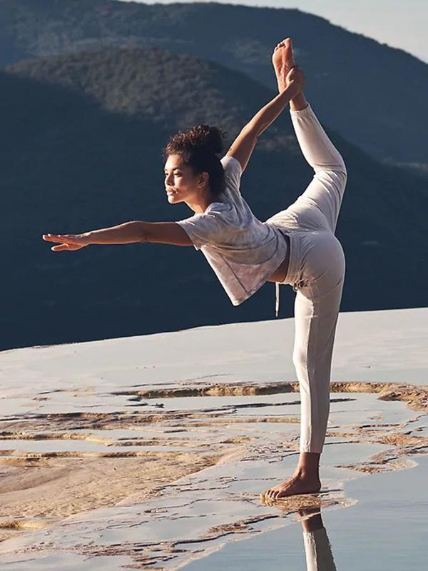 Casual Tie-Dyed Sports Tees