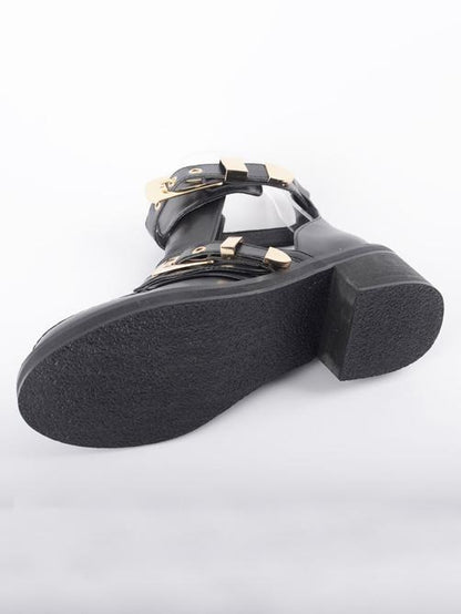 Fashion Chunky Heel Sandals Boots