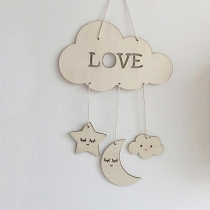 Eyelash Moon Star Hanging Ornament Home Decoration