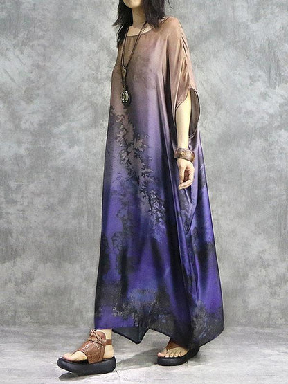 Loose National Printed 2-pieces Long Robe