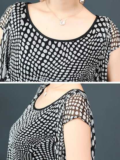 Polka-Dot Korea Style Dress