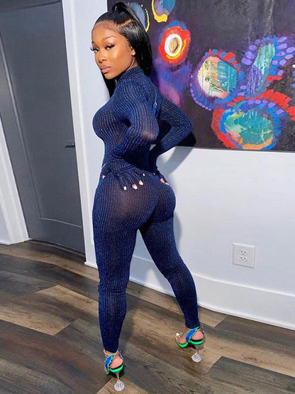 Sexy See-Through Jumpsuits