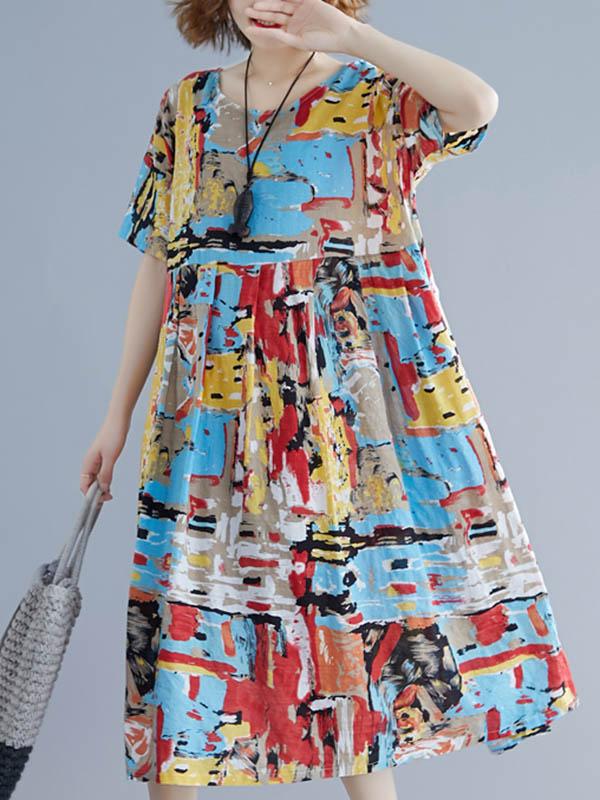 Loose Ink Long Dress