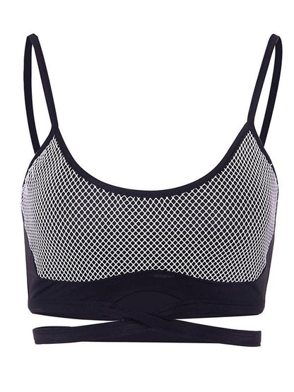New Mesh Straps Sports Bra