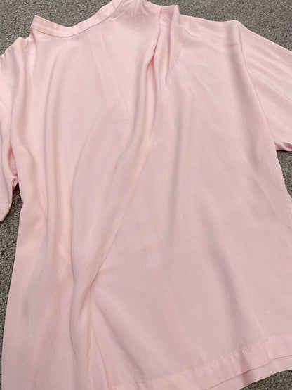 Stylish Asymmetric Round-Neck Solid Color Short Sleeves T-Shirt