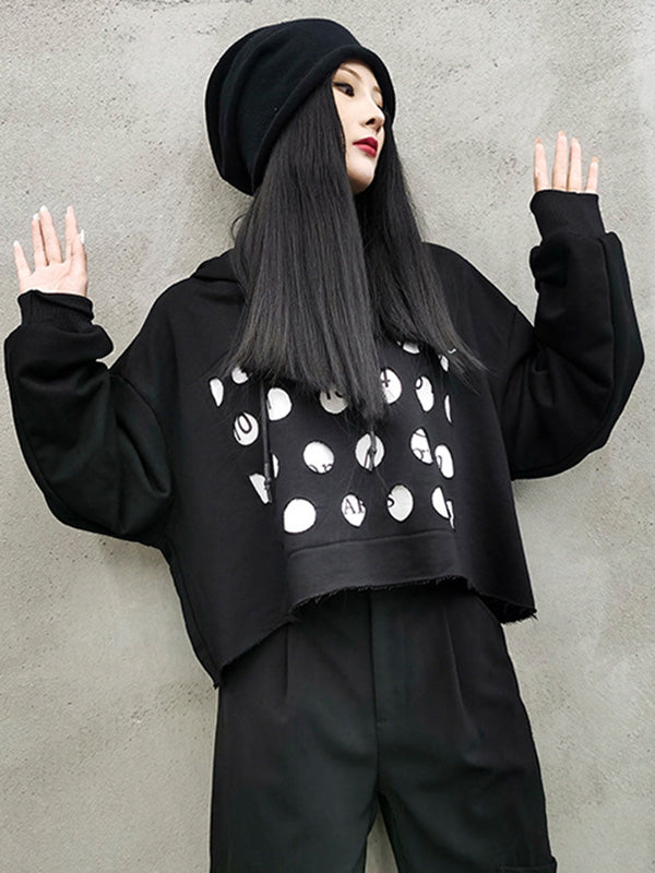 Original Split-Joint Long Sleeves Drawstring Hoodies