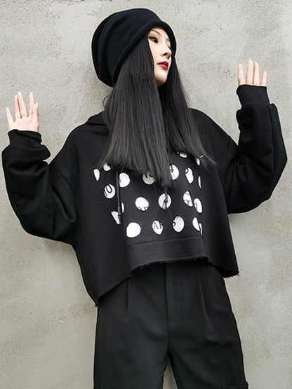Original Split-Joint Long Sleeves Drawstring Hoodies