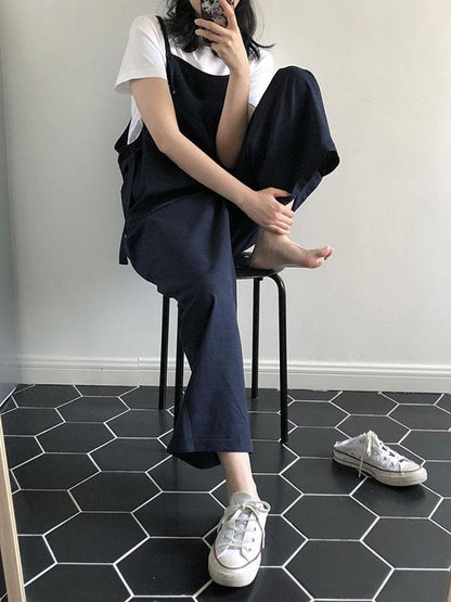 LOOSE BF STYLE COMFORTABLE JUMPSUIT