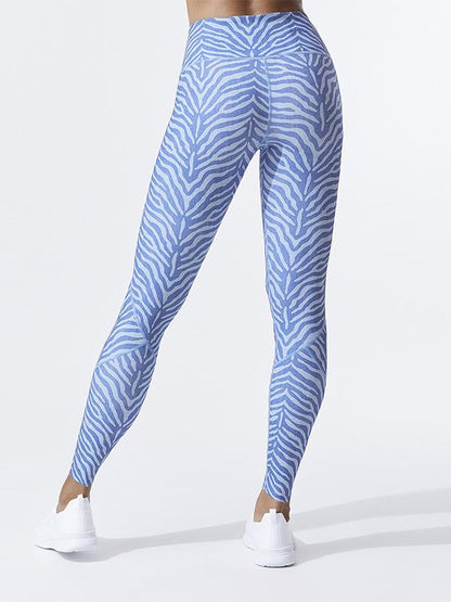 Printed Strip Empire Yoga Leggings