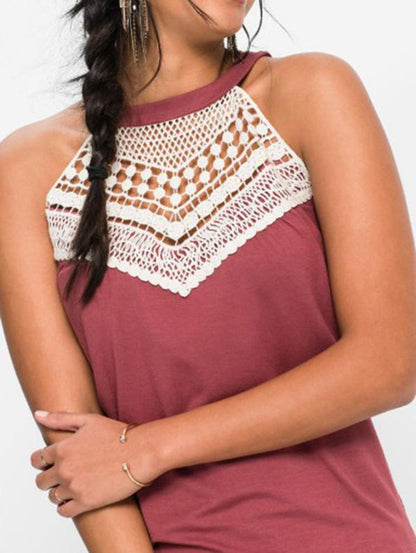 LaceT-shirt Vest for Ladies