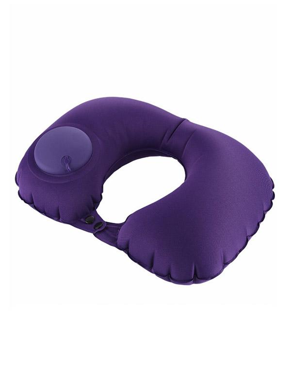 Travel Press Type Portable Inflatable U-Shaped Pillow Accessories