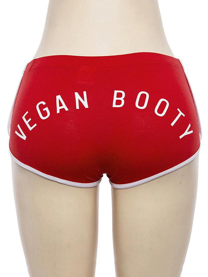 Sexy Letter Printed Underpants