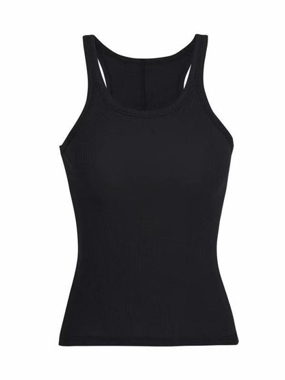 Sleeveless Solid Casual Tanks