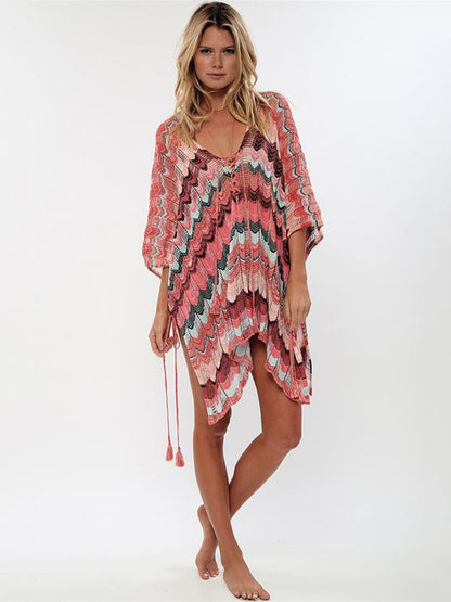 Knitted Hollow Bikini Cover-ups Swimwear