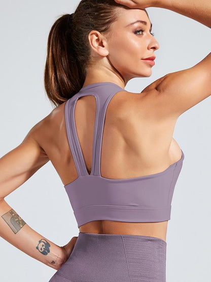 Solid Elasticity Wireless Shockproof Sports Bra
