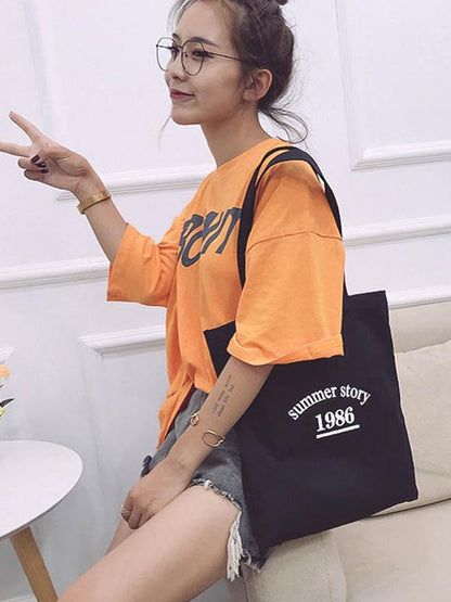 Leisure Canvas Single-shoulder Bag