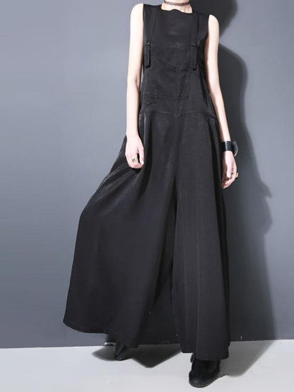 Loose Wide-leg Long Jumpsuits