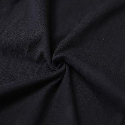 Buykud Patchwork Pocket Irregular Hem Casual Blouse