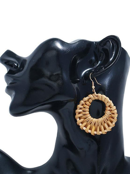 Exaggerated Bamboo Earring Accessories