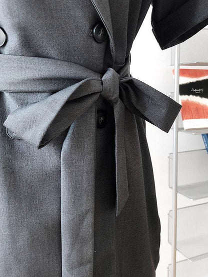 Original Solid Wide Leg Suit Jumpsuits