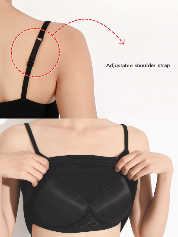 6 Colors Solid Color Spaghetti-Neck Bra Yoga Tops