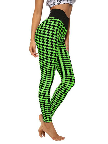 Striped High Waist Sports Leggings