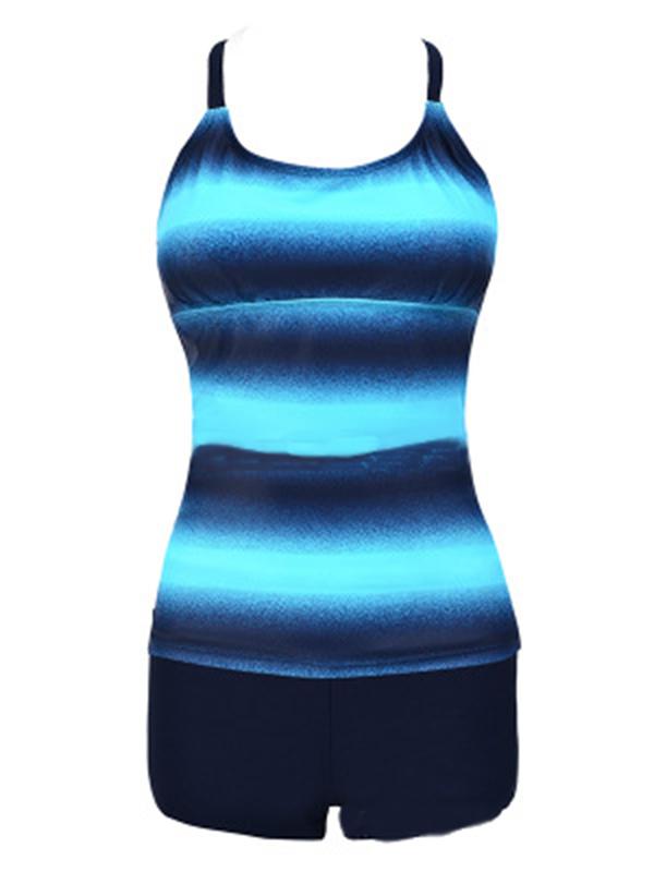 Gradient Plus Size Tankinis Swimwear