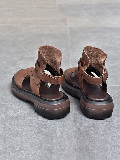 Original Vintage Elasticity Hollow Platform Shoes