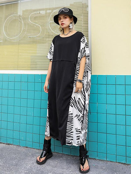 Loose Split-joint Long Dress