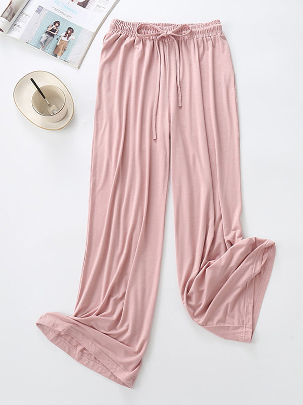 Comfortable Solid Color Modal Pajama Pants