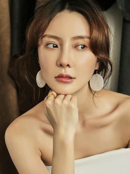 925 Silver Needle Shell Earrings