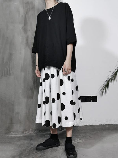 High-low Simple Solid T-Shirt