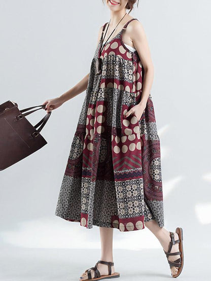 Loose National Slip Dress