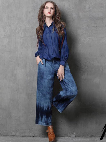 Vintage Loose Silk Shirt