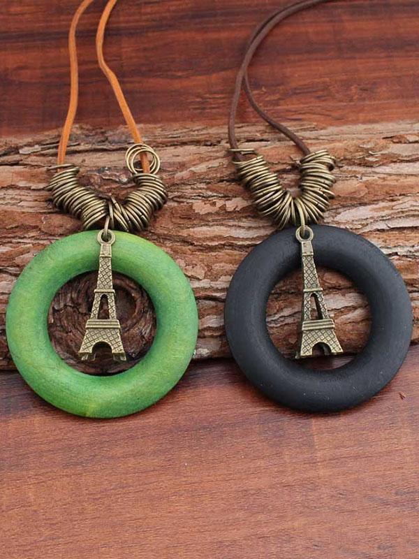 Eiffel Tower Pendant Necklace Accessories