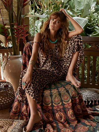 Spaghetti-neck Wide Leg Jumpsuit