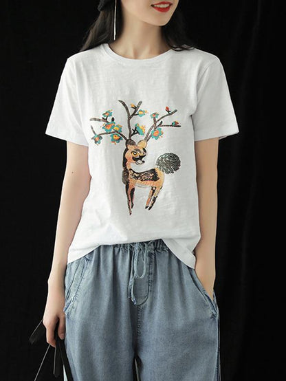 Simple Printed Comfortable T-shirt