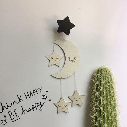 Eyelash Moon Star Hanging Ornament Home Decoration