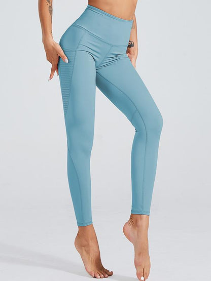 Solid Breathable Fitness Sports Leggings