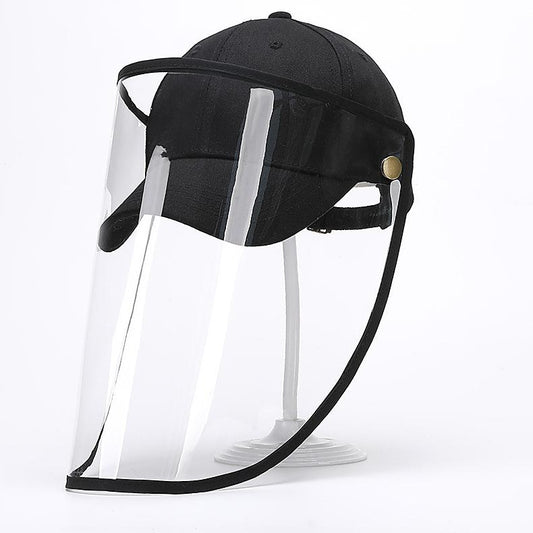 Fisherman Protective Hat Baseball Cap Transparent Protection Mask