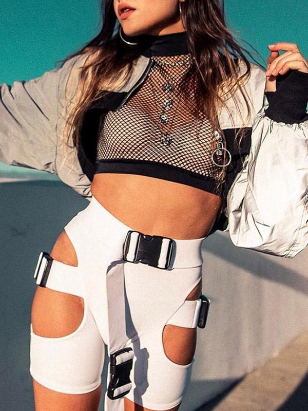 Fashion Street Casual Hole Pants