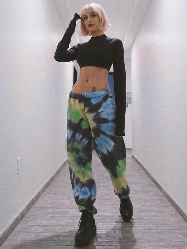 Casual Loose Tie-Dyed Pants