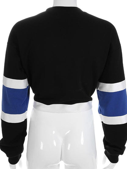 Long Sleeve Drawstring Sweatshirt