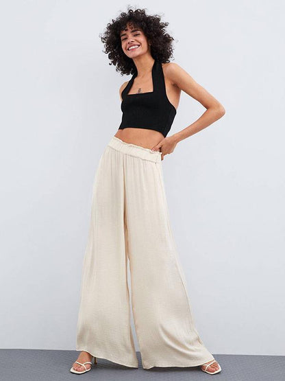 Elasticity Waist Casual Pants Bottom