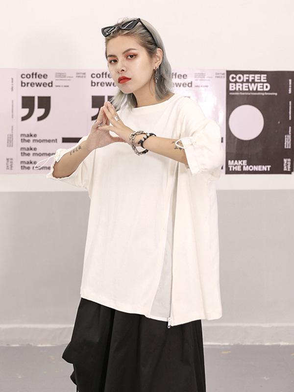 Loose Split-side T-shirt