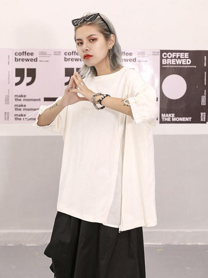 Loose Split-side T-shirt