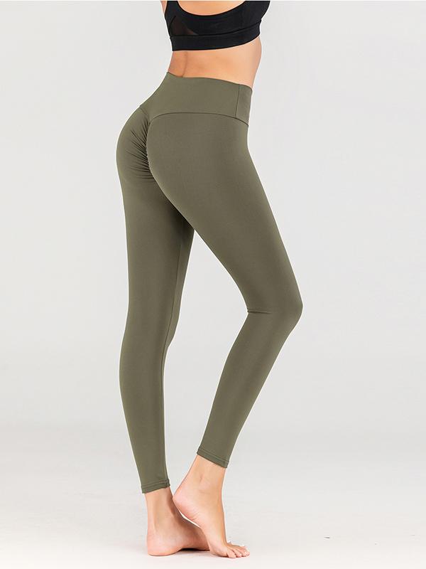 Solid Wrap Yoga&Gym Leggings