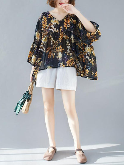 Printed Short Sleeves Shirt